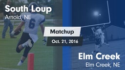 Matchup: South Loup High vs. Elm Creek  2016