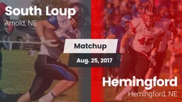 Matchup: South Loup High vs. Hemingford  2017