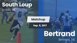 Matchup: South Loup High vs. Bertrand  2017