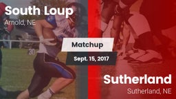 Matchup: South Loup High vs. Sutherland  2017