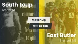 Matchup: South Loup High vs. East Butler  2017