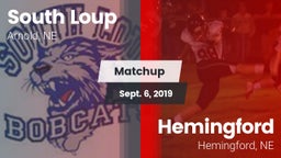 Matchup: South Loup High vs. Hemingford  2019
