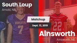 Matchup: South Loup High vs. Ainsworth  2019