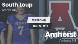 Matchup: South Loup High vs. Amherst  2019