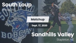 Matchup: South Loup High vs. Sandhills Valley 2020