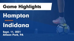 Hampton  vs Indidana Game Highlights - Sept. 11, 2021
