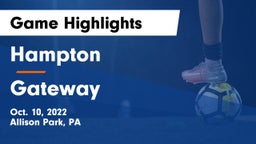 Hampton  vs Gateway  Game Highlights - Oct. 10, 2022