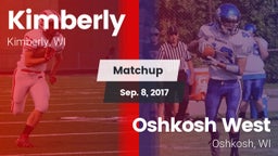 Matchup: Kimberly  vs. Oshkosh West  2017