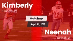 Matchup: Kimberly  vs. Neenah  2017