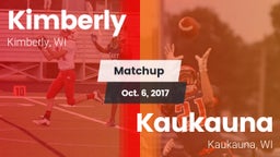 Matchup: Kimberly  vs. Kaukauna  2017