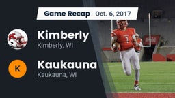Recap: Kimberly  vs. Kaukauna  2017