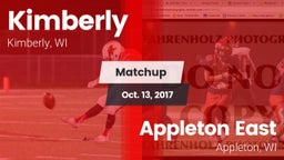 Matchup: Kimberly  vs. Appleton East  2017