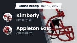 Recap: Kimberly  vs. Appleton East  2017