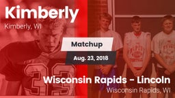 Matchup: Kimberly  vs. Wisconsin Rapids - Lincoln  2018