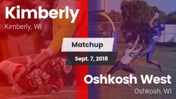 Matchup: Kimberly  vs. Oshkosh West  2018