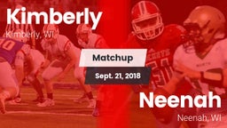 Matchup: Kimberly  vs. Neenah  2018
