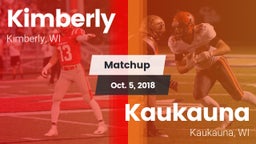 Matchup: Kimberly  vs. Kaukauna  2018