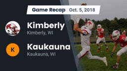 Recap: Kimberly  vs. Kaukauna  2018