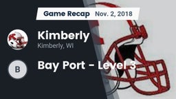 Recap: Kimberly  vs. Bay Port - Level 3 2018