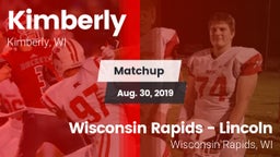 Matchup: Kimberly  vs. Wisconsin Rapids - Lincoln  2019