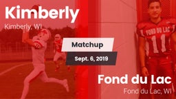 Matchup: Kimberly  vs. Fond du Lac  2019
