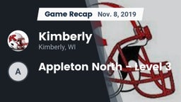 Recap: Kimberly  vs. Appleton North - Level 3 2019