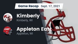 Recap: Kimberly  vs. Appleton East  2021