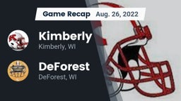 Recap: Kimberly  vs. DeForest  2022