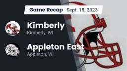 Recap: Kimberly  vs. Appleton East  2023