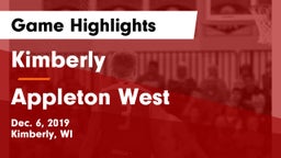 Kimberly  vs Appleton West  Game Highlights - Dec. 6, 2019