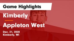 Kimberly  vs Appleton West  Game Highlights - Dec. 21, 2020