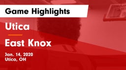 Utica  vs East Knox  Game Highlights - Jan. 14, 2020