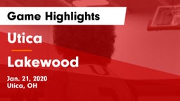 Utica  vs Lakewood  Game Highlights - Jan. 21, 2020