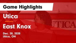 Utica  vs East Knox  Game Highlights - Dec. 28, 2020