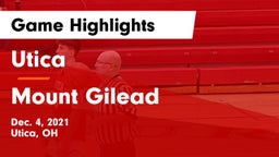 Utica  vs Mount Gilead  Game Highlights - Dec. 4, 2021
