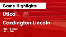 Utica  vs Cardington-Lincoln  Game Highlights - Feb. 12, 2022