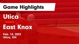 Utica  vs East Knox Game Highlights - Feb. 14, 2023