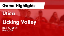 Utica  vs Licking Valley  Game Highlights - Dec. 13, 2019