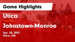 Utica  vs Johnstown-Monroe  Game Highlights - Jan. 28, 2023