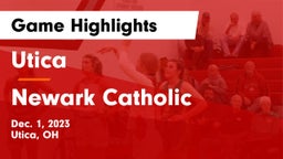 Utica  vs Newark Catholic  Game Highlights - Dec. 1, 2023
