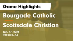 Bourgade Catholic  vs Scottsdale Christian Game Highlights - Jan. 17, 2024