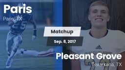 Matchup: Paris  vs. Pleasant Grove  2017