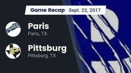 Recap: Paris  vs. Pittsburg  2017