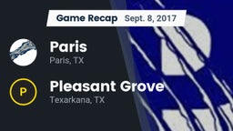 Recap: Paris  vs. Pleasant Grove  2017