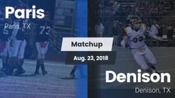 Matchup: Paris  vs. Denison  2018