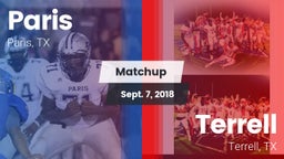 Matchup: Paris  vs. Terrell  2018