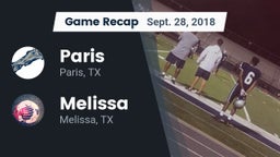 Recap: Paris  vs. Melissa  2018
