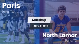 Matchup: Paris  vs. North Lamar  2018