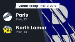 Recap: Paris  vs. North Lamar  2018