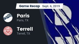 Recap: Paris  vs. Terrell  2019
